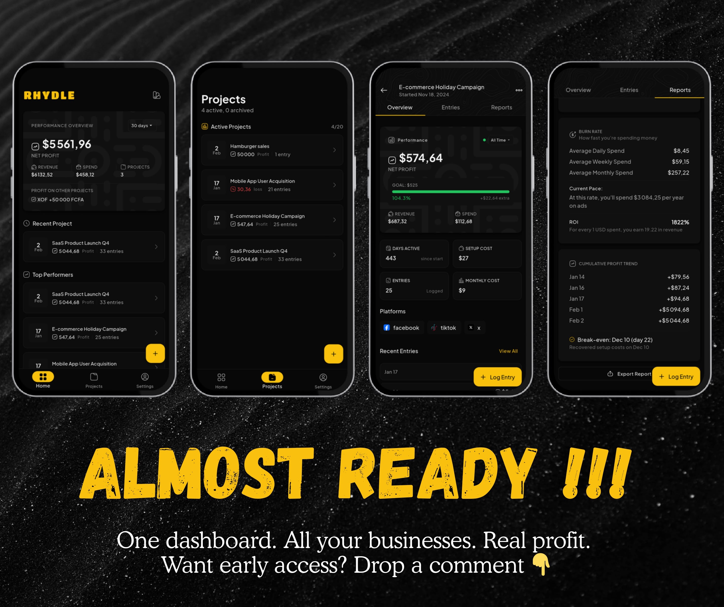 Rhydle Interface Preview